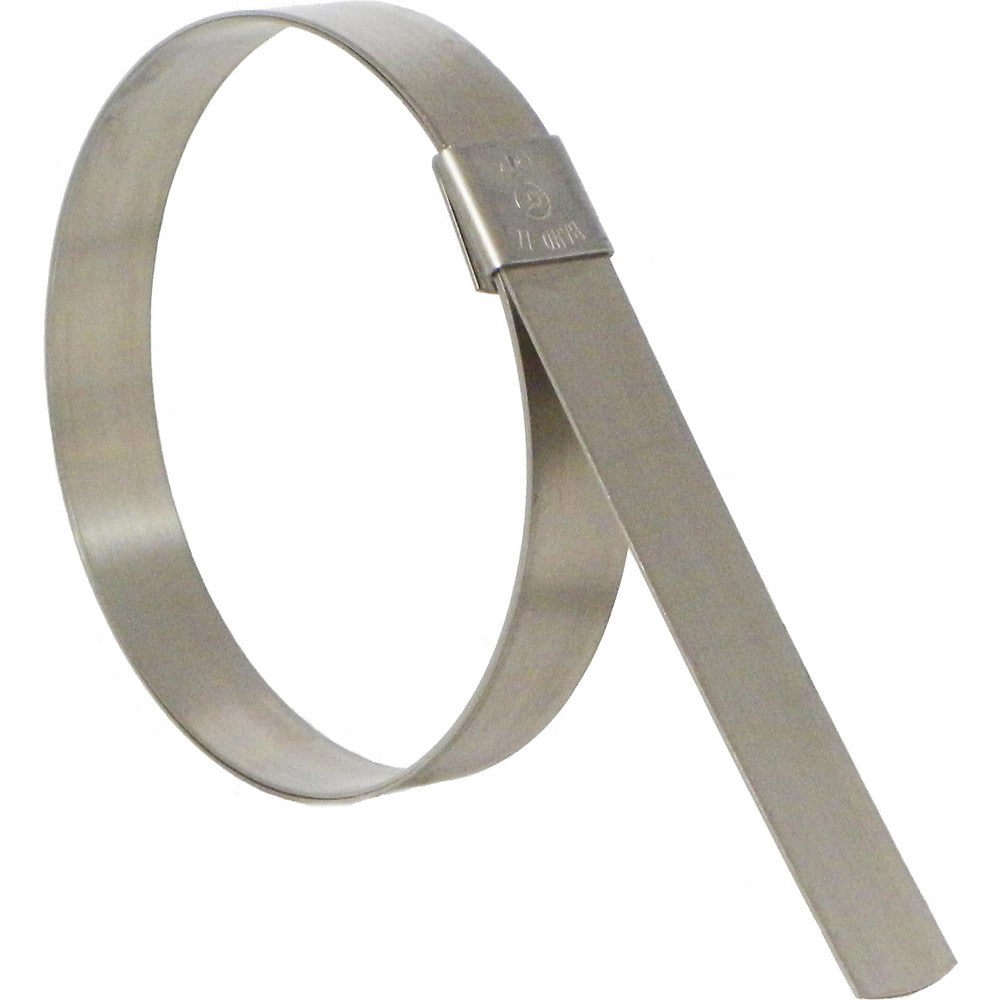 Band Clamps; Clamp Type: Banding w/Center Punch Clip ; Minimum Diameter (Decimal Inch): 3.0000 ; Minimum Diameter (Fractional Inch): 3 ; Material: Stainless Steel ; Number of Pieces: 50 ; Material Grade: 201