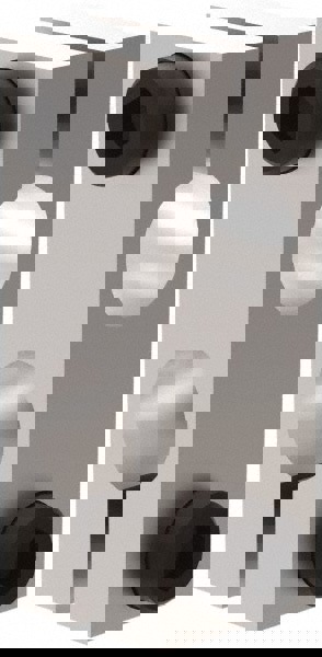 Aluminum Round Tooling Cross Transition Block