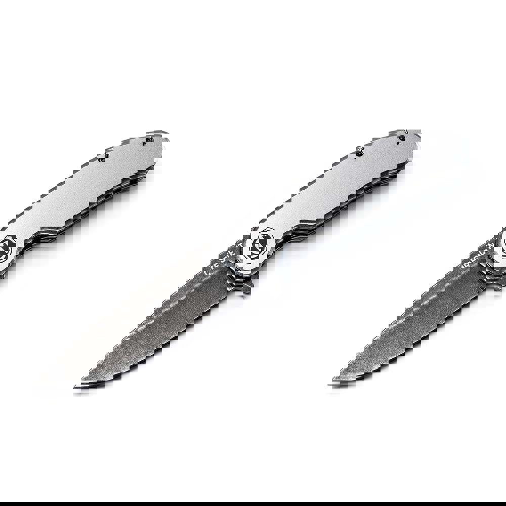 Pocket & Folding Knives; Knife Type: Drop Point ; Edge Type: Straight ; Handle Material: Metal ; Overall Length (Inch): 8-1/2 ; Blade Length (Inch): 3-1/4 ; Handle Color: Silver