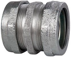 Conduit Coupling: For Rigid & Intermediate (IMC), Malleable Iron, 1-1/2