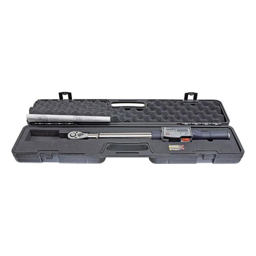 Torque Wrenches; Wrench Type: Digital Torque Wrench ; Drive Type: Square Drive ; Minimum Torque (Nm): 40.000 ; Maximum Torque (Nm): 200.000 ; Overall Length (Decimal Inch): 21.8898 ; Head Type: Ratcheting with Reverse Lever