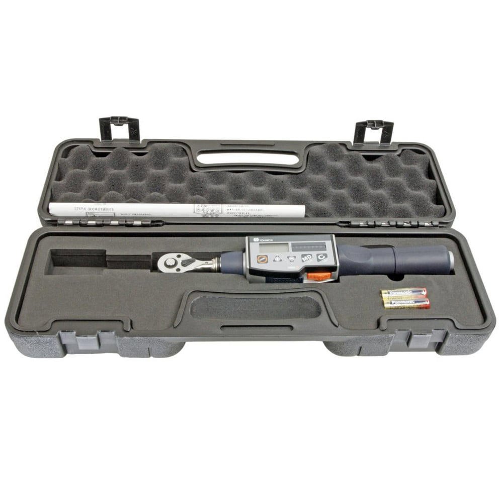 Torque Wrenches; Wrench Type: Digital Torque Wrench ; Drive Type: Square Drive ; Minimum Torque (Nm): 10.000 ; Maximum Torque (Nm): 50.000 ; Overall Length (Decimal Inch): 13.3465 ; Head Type: Ratcheting with Reverse Lever