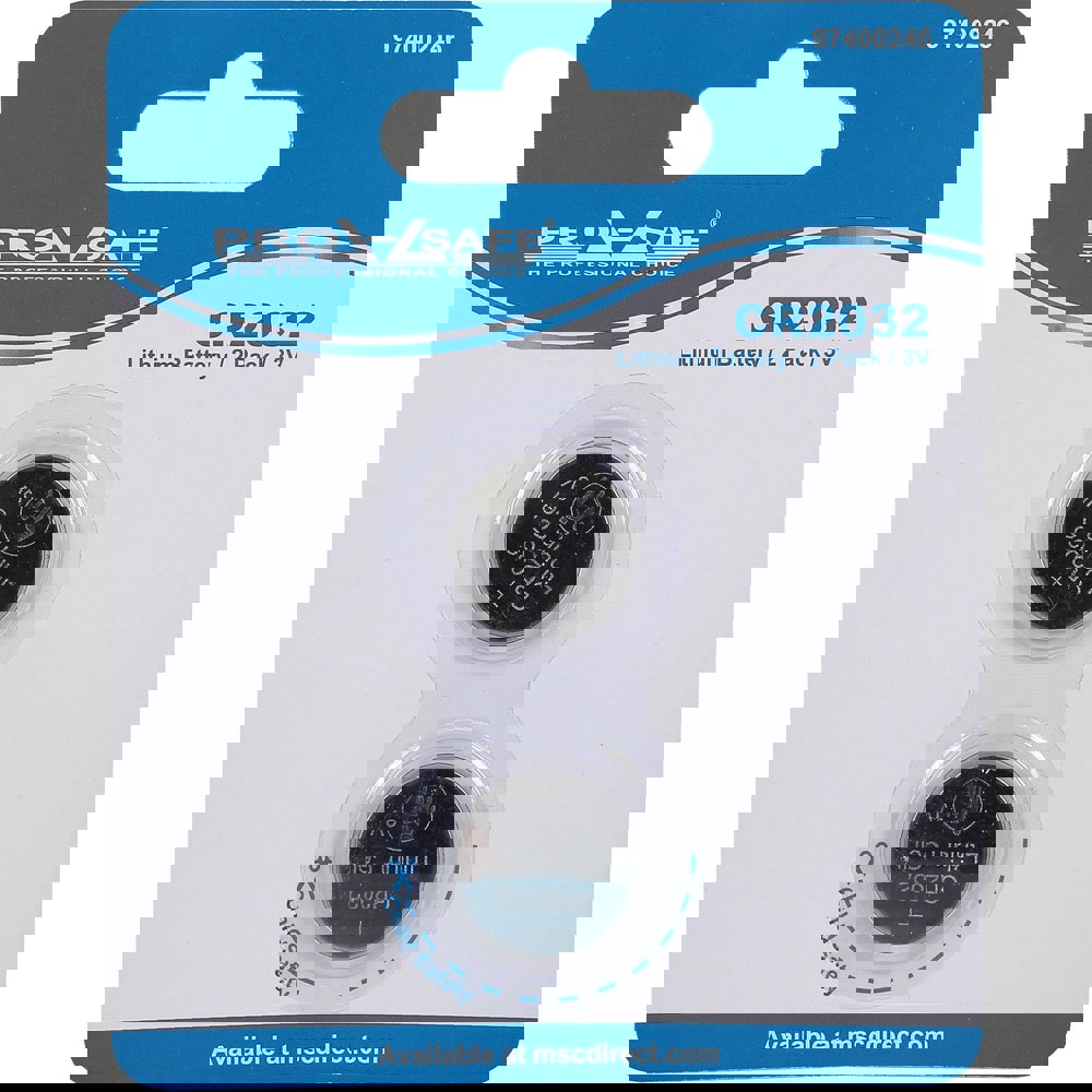 Lithium Coin Cell Battery: 2 Batteries, CR2032