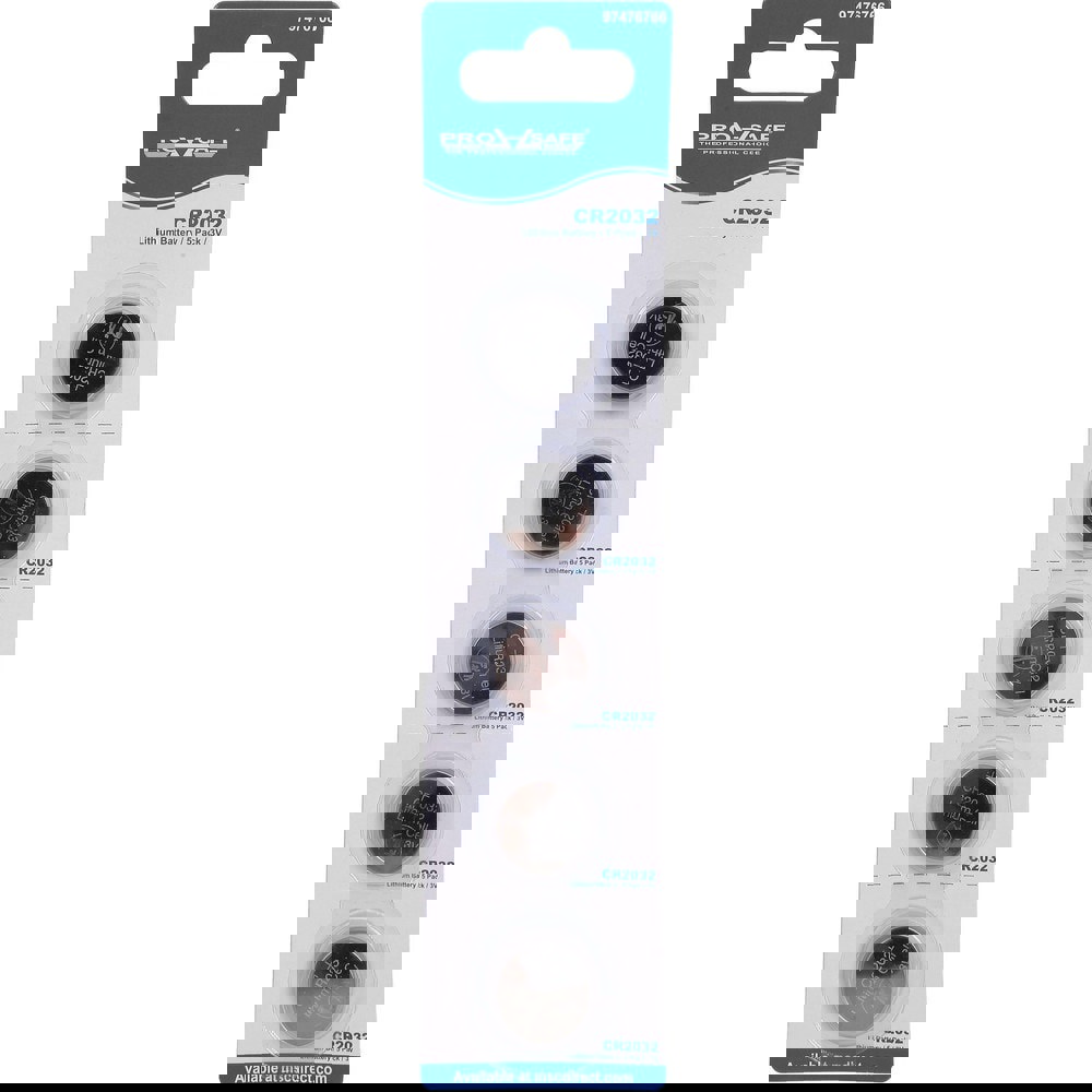 Coin Cell Battery: Size CR2032, Lithium