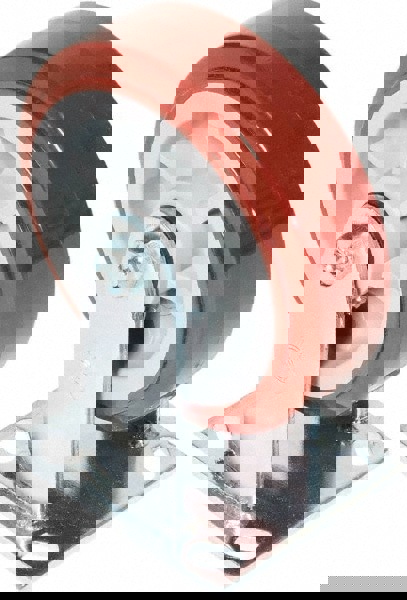 Rigid Top Plate Caster: Polyurethane over Polyolefin, 6