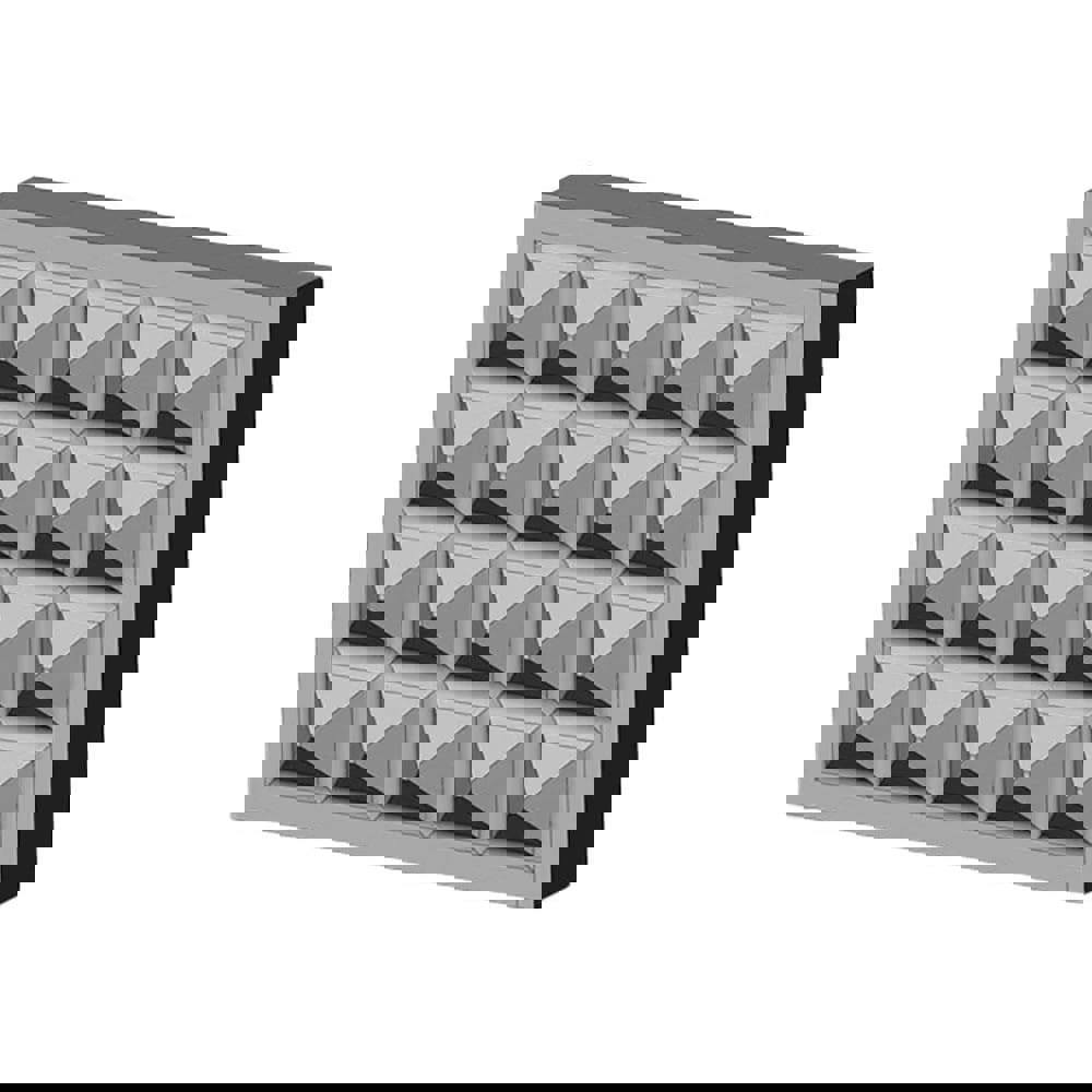 Extra Fine Tooth Grade, Diamond Tooth Pattern, Solid Carbide, Rectangle Positioning Gripper Pad