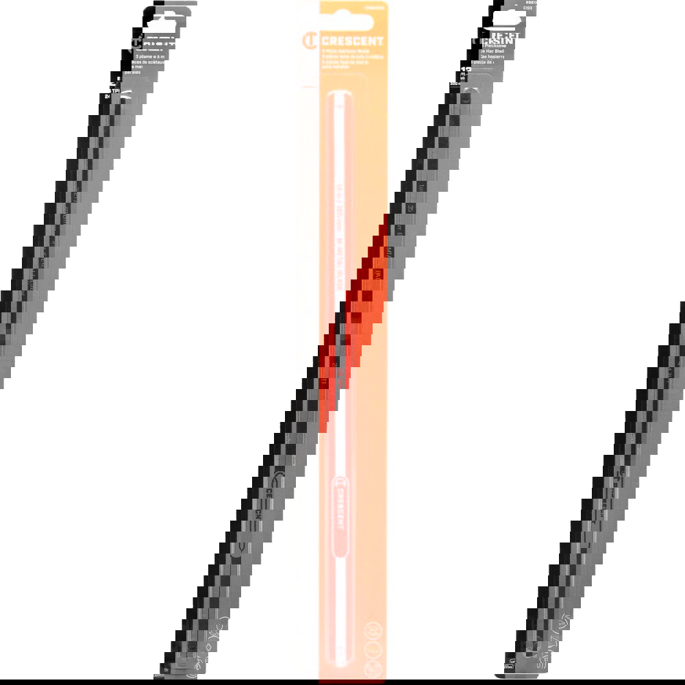 Replacement Handsaw Blades; Saw Type: Adjustable Hacksaw ; Blade Length (Inch): 12 ; Material: Carbon Steel ; Blade Width (Inch): 1/2 ; Width (Inch): 1/2 ; Length (Decimal Inch - 4 Decimals): 12.0000
