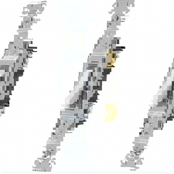 Wall & Dimmer Light Switches; Switch Type: NonDimmer ; Switch Operation: Toggle ; Color: White ; Grade: Commercial ; Amperage: 20A ; Number Of Poles: 1