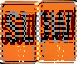 Road Construction Sign: Rectangle, 