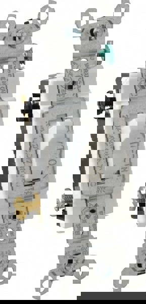 3 Pole, 120 to 277 VAC, 20 Amp, Commercial Grade Toggle Three Way Switch