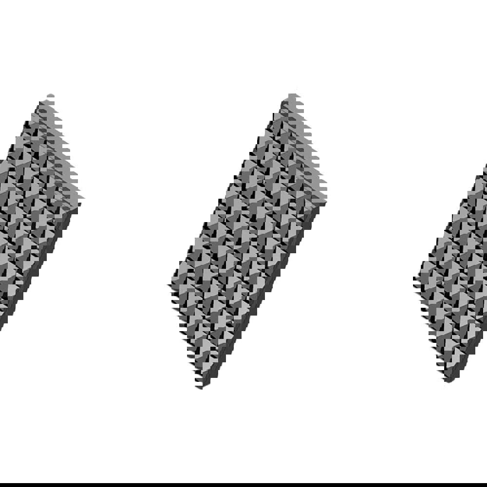Extra Fine Tooth Grade, Diamond Tooth Pattern, Solid Carbide, Square Positioning Gripper Pad