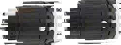 Locking Inlet: Connector, Industrial, Non-NEMA, 125V, Black & White