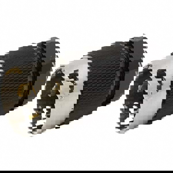 Locking Inlet: Plug, Industrial, Non-NEMA, 125 & 250V, Black