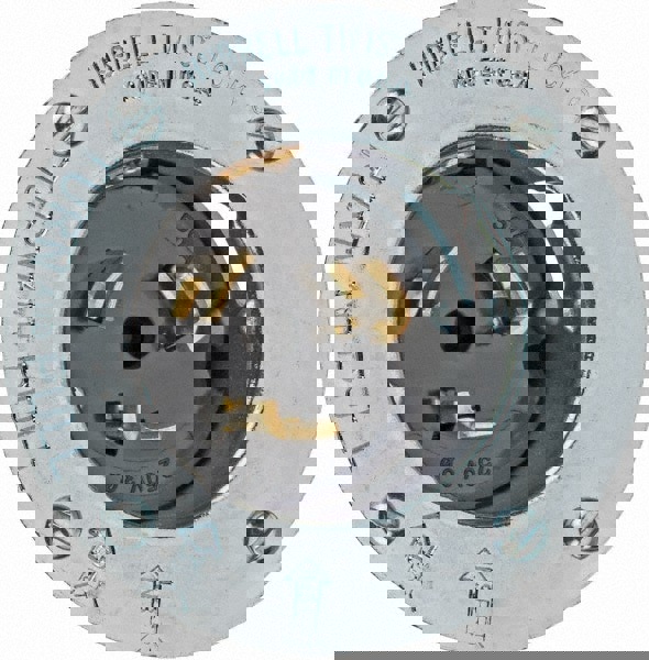 250 VAC, 50 Amp, Self Grounding Inlet