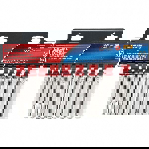 Deep Socket Set: 9 Pc, 3/8
