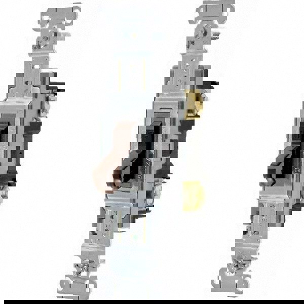 Toggle Switches; Switch Type: Medium Duty ; Switch Sequence: Off-On ; Contact Form: SPST ; Actuator Type: Toggle ; Terminal Type: Screw ; Maximum Amperage at 125 Volts: 20