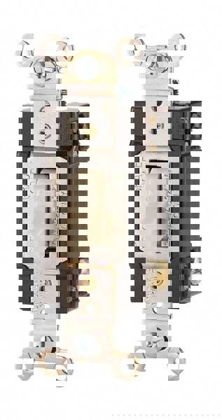 Toggle Switches; Switch Type: Medium Duty ; Switch Sequence: Off-On ; Contact Form: DPDT ; Actuator Type: Toggle ; Terminal Type: Screw ; Maximum Amperage at 125 Volts: 20