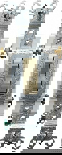 3 Pole, 120 to 277 VAC, 20 Amp, Commercial Grade Toggle Three Way Switch