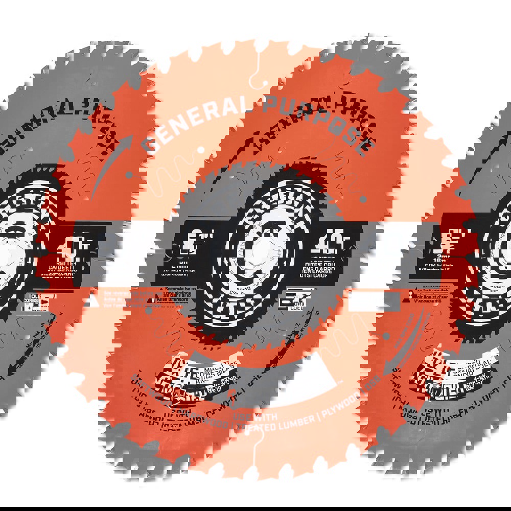 Wet & Dry Cut Saw Blade: 8-1/2