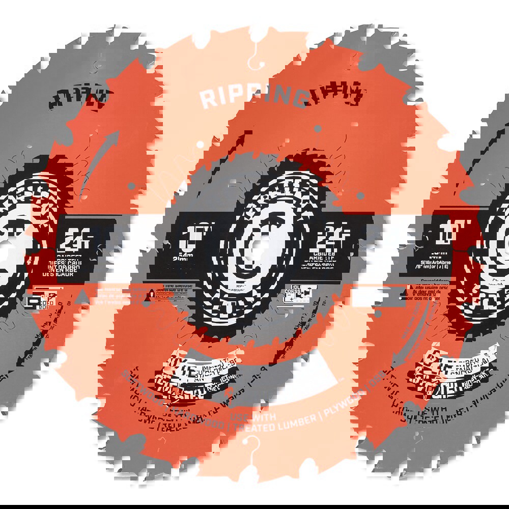 Wet & Dry Cut Saw Blade: 10
