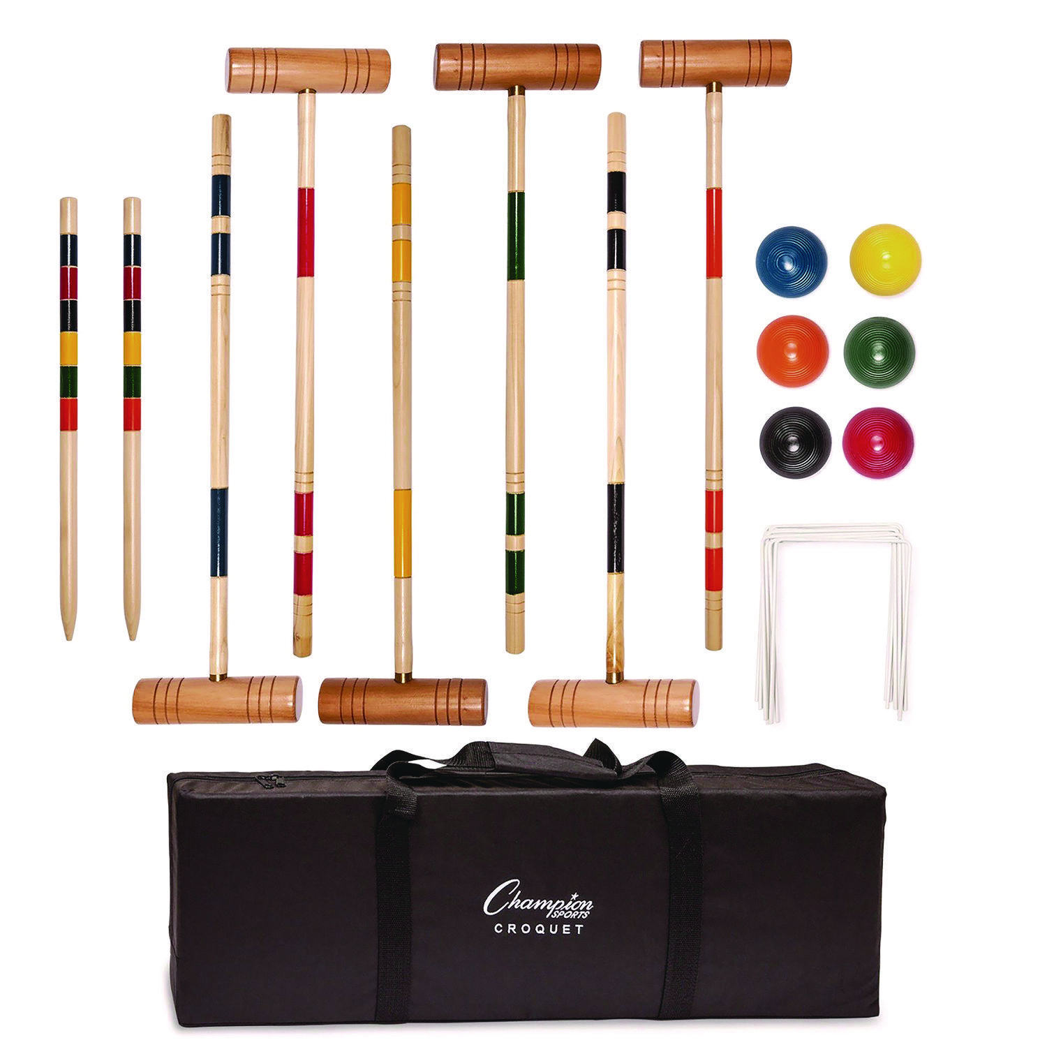 SPORTS,DLX CROQUET SET