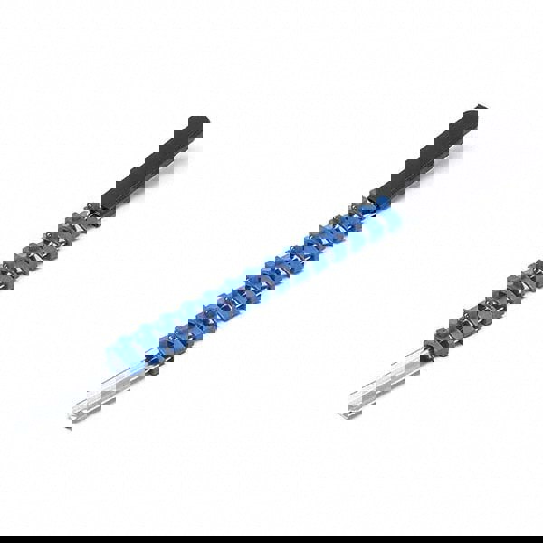 Socket Holders & Trays; Type: Clip Rail ; Number Of Sockets Held: 14 ; Overall Length: 17.5in ; Color: Blue ; UNSPSC Code: 27112832