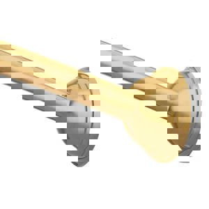 72 in. Adjustable Curved Shower Rod in Brushed Gold