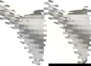 ADJ TENSION CRVD SHWR ROD BN