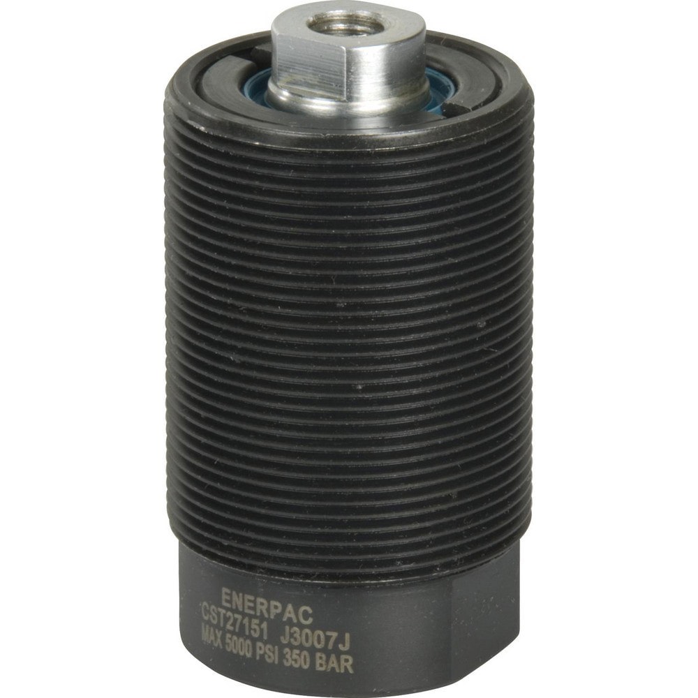Compact Hydraulic Cylinders; Actuation: Single Acting ; Rod Diameter (mm): 17.90 ; Body Material: Steel ; Maximum Working Pressure (Psi - 3 Decimals): 5000.000 ; Port Size: SAE #4 ; Mount Type: Threaded