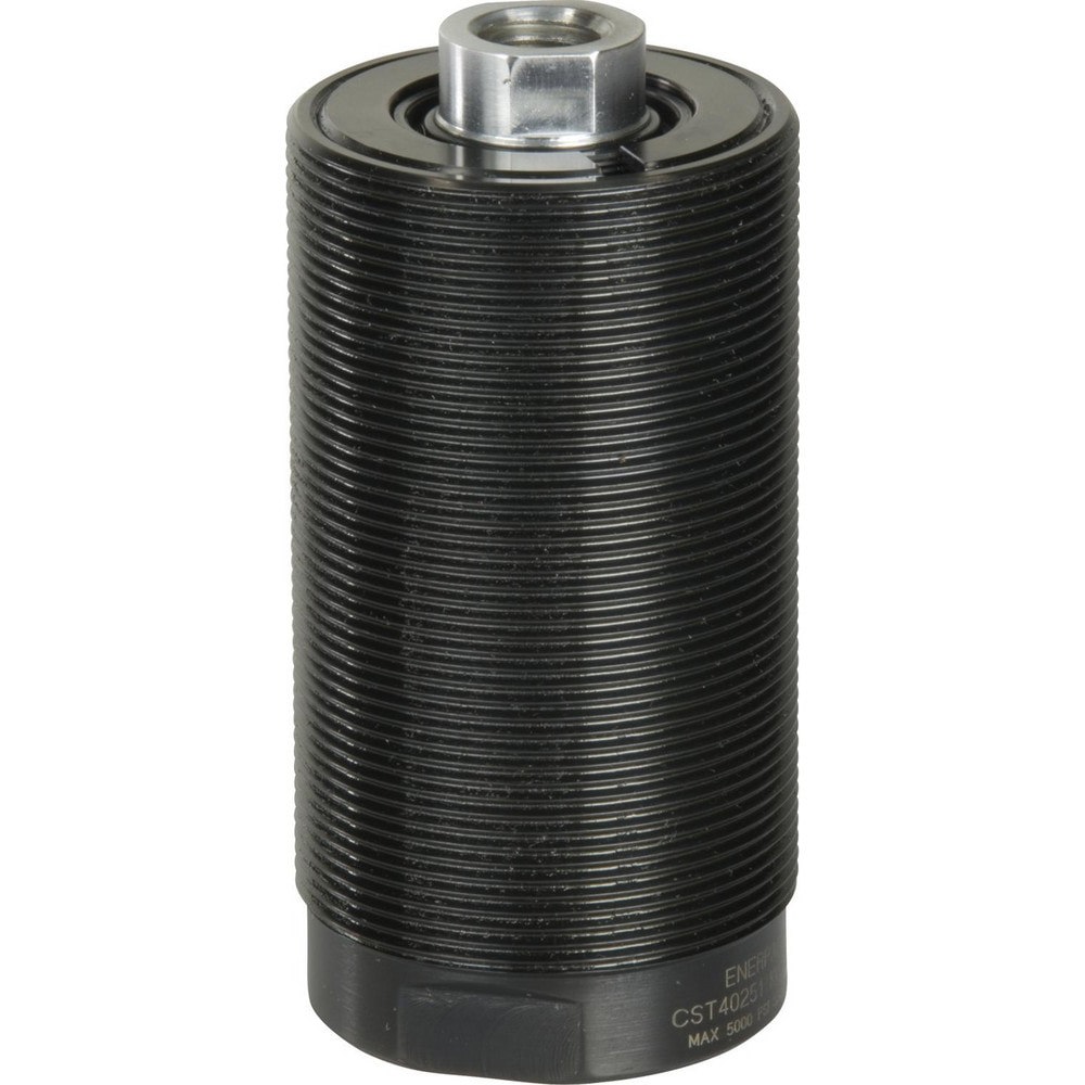 Compact Hydraulic Cylinders; Actuation: Single Acting ; Rod Diameter (mm): 19.95 ; Body Material: Steel ; Maximum Working Pressure (Psi - 3 Decimals): 5000.000 ; Port Size: SAE #4 ; Mount Type: Threaded