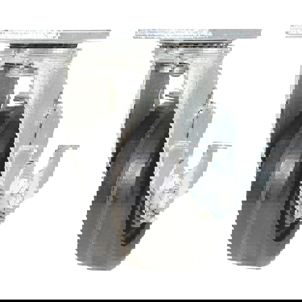 Standard Casters; Mount: With Holes; Bearing Type: Roller; Wheel Diameter (Inch): 4; Wheel Width (Inch): 2; Load Capacity (Lb. - 3 Decimals): 800.000; Wheel Material: Phenolic; Wheel Color: Black; Overall Height (Inch): 5-1/2