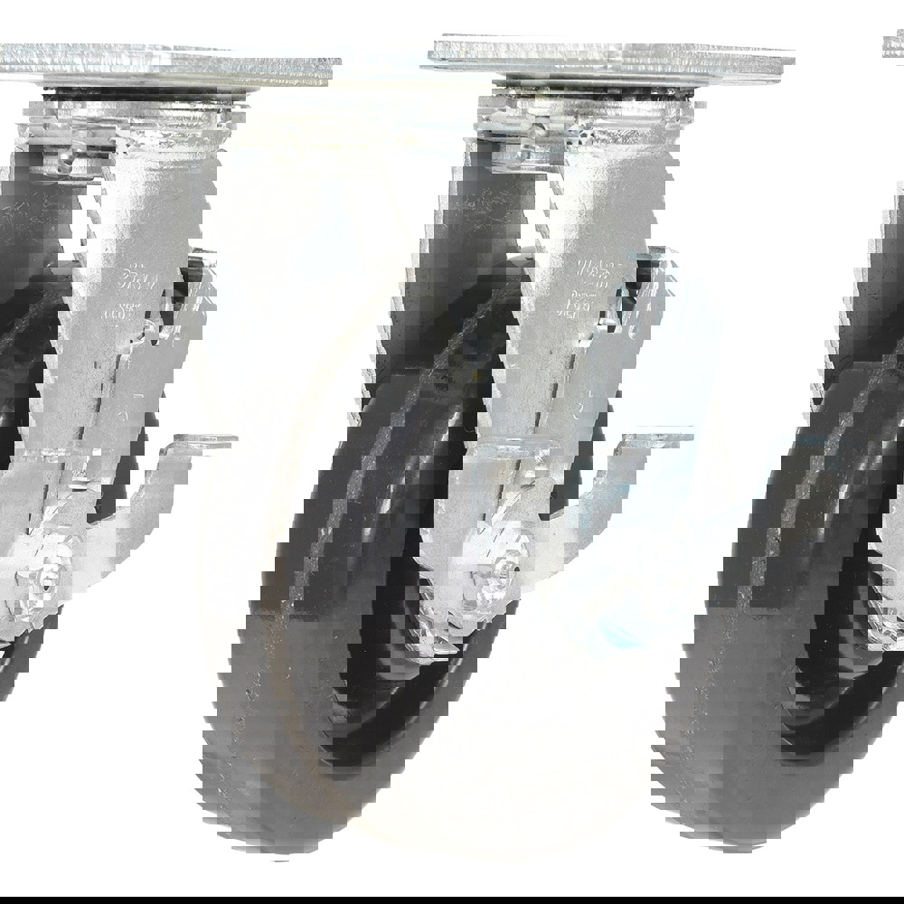 Standard Casters; Mount: With Holes; Bearing Type: Roller; Wheel Diameter (Inch): 5; Wheel Width (Inch): 2; Load Capacity (Lb. - 3 Decimals): 1000.000; Wheel Material: Phenolic; Wheel Color: Black; Overall Height (Inch): 6-1/2