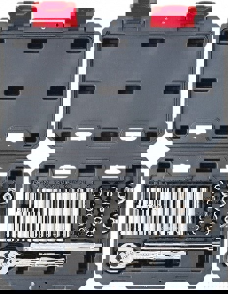 Socket Set: 26 Pc, 5/32 to 5/32
