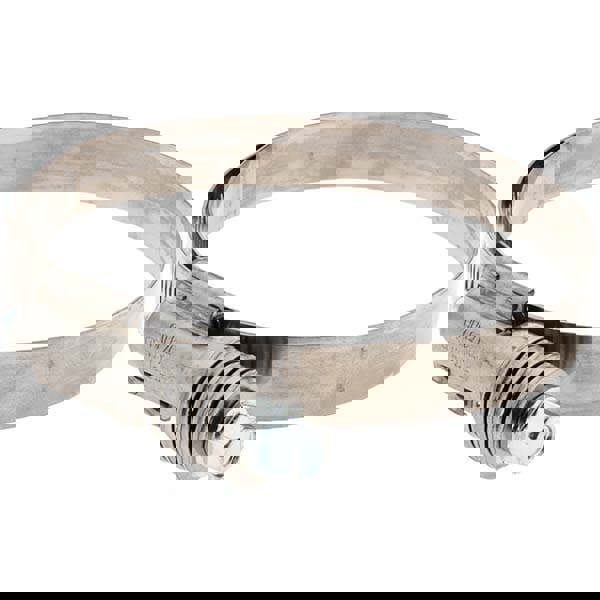 Worm Gear Clamp: SAE 412, 3-1/4 to 4-1/8