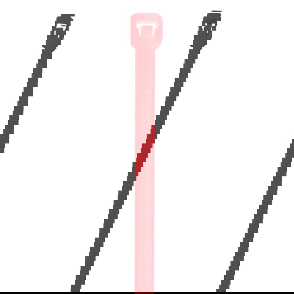 Polybag Tape & Ties; Type: Cable Ties ; Overall Length (Inch): 5.5 ; Width (Inch): 0.14 ; Color: Red ; UNSPSC Code: 39121703