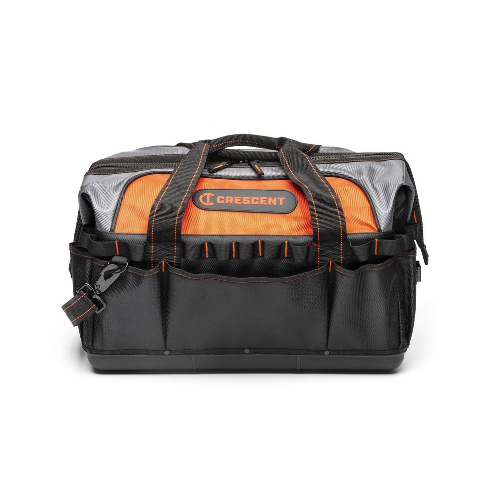 Tool Bags & Tool Totes; Holder Type: Contractor's Bag ; Closure Type: Zipper ; Material: Polyester ; Overall Width: 12in ; Overall Depth: 21.6in ; Overall Height: 10.5in