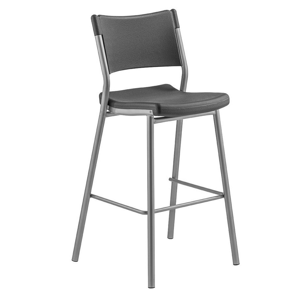 Stationary Stools; Seat Depth: 17in ; Seat Width: 16in ; Product Type: Stool with Back ; Base Type: Standard ; Seat Shape: Square ; Seat Adjustment Type: Fixed