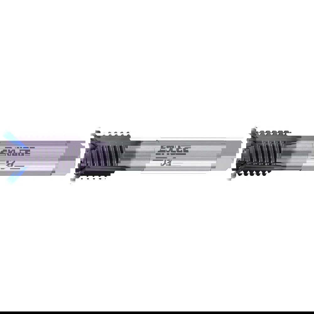 Spiral Point Tap: 7/8-9 UNC, 3 Flutes, Plug Chamfer, 2B Class of Fit, High-Speed Steel-E, TiCN Coated