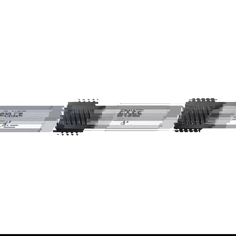 Spiral Point Tap: 1/2-13 UNC, 3 Flutes, Plug Chamfer, 2B Class of Fit, High-Speed Steel-E, GLT-8 Coated