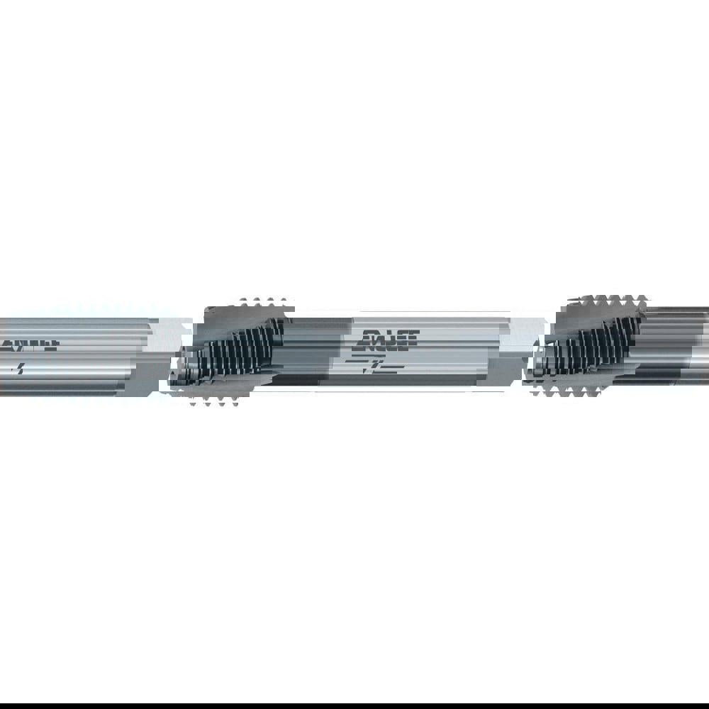 Spiral Point Tap: 3/4-16 UNF, 4 Flutes, Plug, 3BX Class of Fit, Cobalt, TiCN Coated