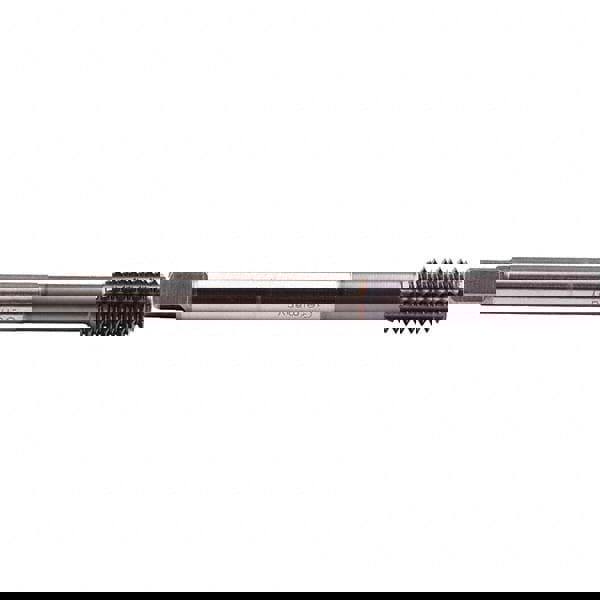 Thread Forming Tap: 9/16-18 UNF, 2B Class of Fit, Modified Bottoming, Powdered Metal High Speed Steel, TiCN Coated