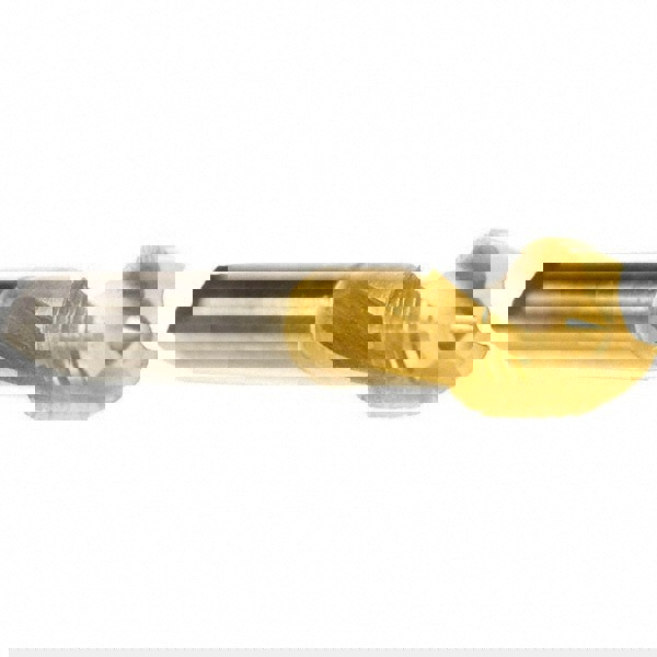 Spiral Flute Tap: 1/2-13, UNC, 3 Flute, Modified Bottoming, 2BX Class of Fit, Cobalt, TiN Finish