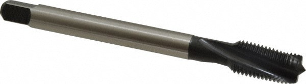 Spiral Flute Tap: 7/16-20 UNF, 3 Flutes, Modified Bottoming, 2BX Class of Fit, Cobalt, Oxide Coated