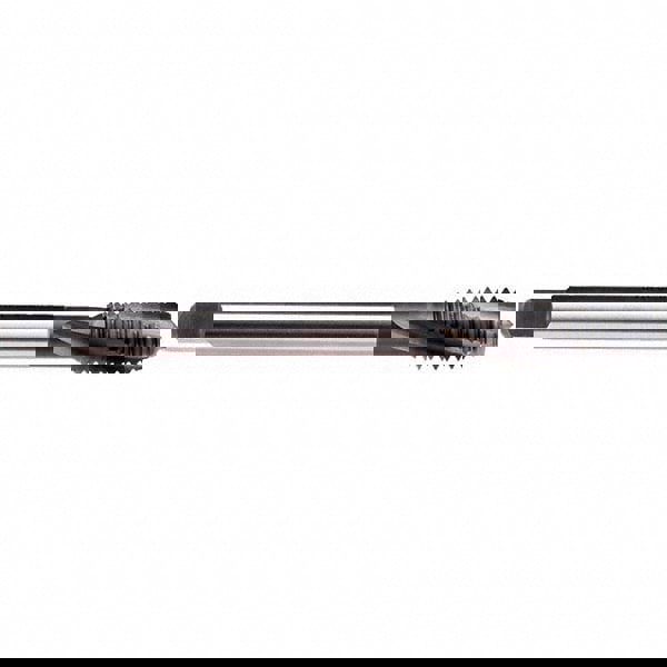 Spiral Flute Tap: 1-1/8-8 UN, Modified Bottoming, 2B Class of Fit, Cobalt, Nitride/Oxide Coated
