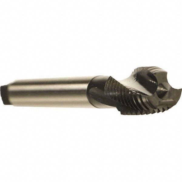 7/16-20 UNF, 3 Flute, 15&deg; Helix, Modified Bottoming Chamfer, Nitride/Oxide Finish, Cobalt Spiral Flute STI Tap