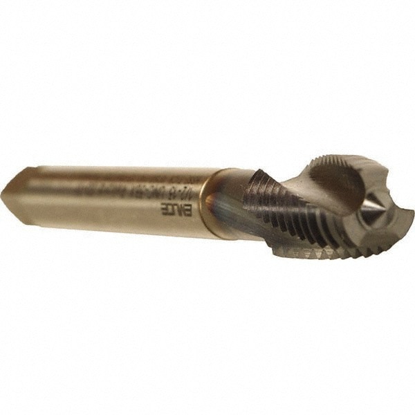 Spiral Flute Tap: 5/8-18 UNF, 3 Flutes, Modified Bottoming, 3BX Class of Fit, Cobalt, TICN Coated
