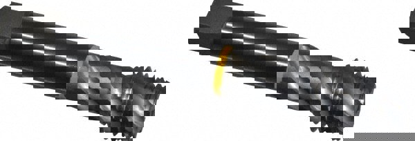 Spiral Flute Tap: #1-8 UNC, 4 Flutes, Modified Bottoming, 2B Class of Fit, Cobalt, Bright/Uncoated