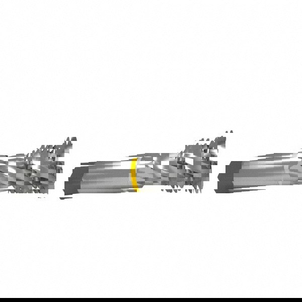 Spiral Flute Tap: 1-1/8-7 UNC, 4 Flutes, Modified Bottoming, 2B Class of Fit, Cobalt, Bright/Uncoated