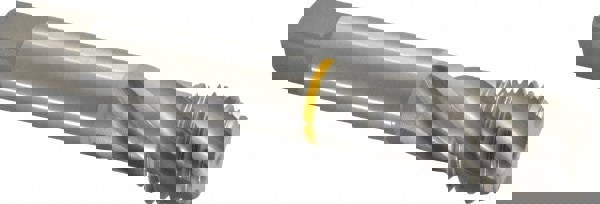 Spiral Flute Tap: 1-1/4-7 UNC, 4 Flutes, Modified Bottoming, 2B Class of Fit, Cobalt, Bright/Uncoated