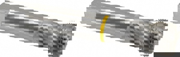 Spiral Flute Tap: 1-1/8-12 UNF, 4 Flutes, Modified Bottoming, 2B Class of Fit, Cobalt, Bright/Uncoated